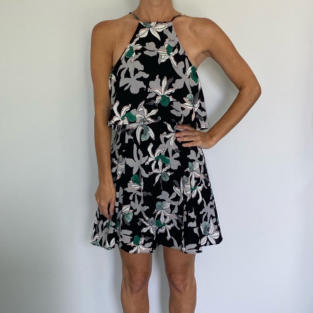 Elliatt Floral Awakening Halter Dress